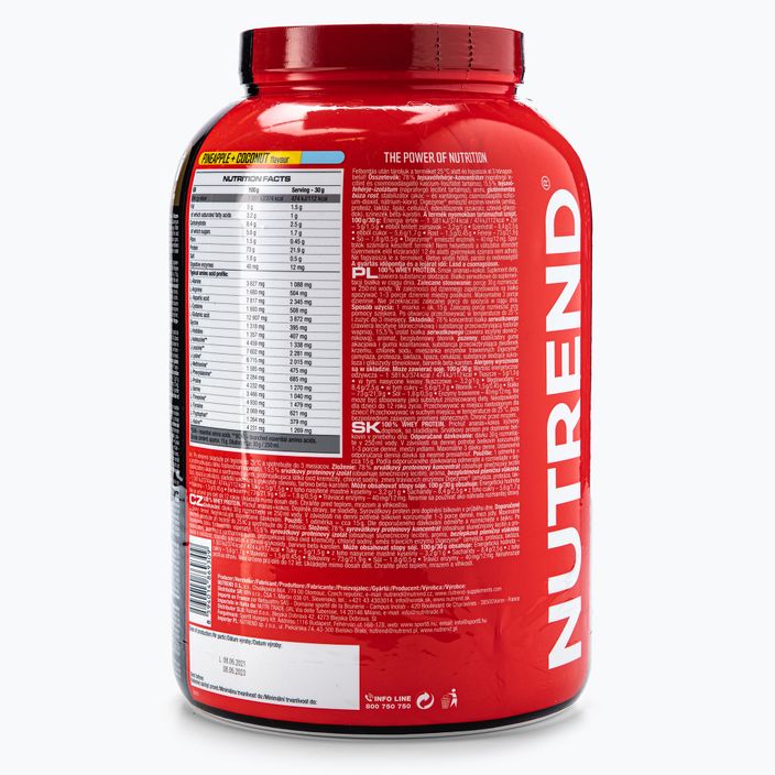 Whey Nutrend 100% Protein 2,25кг ананас-кокос VS-032-2250-ANK 2