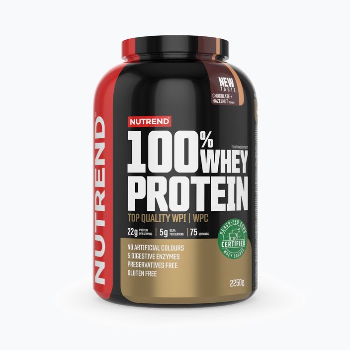 Whey Nutrend 100% Protein 2,25кг шоколад-горіх VS-032-2250-ČLO