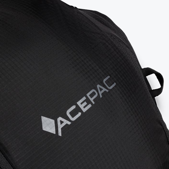 Рюкзак велосипедний Acepac Zam EXP 15 l black 4