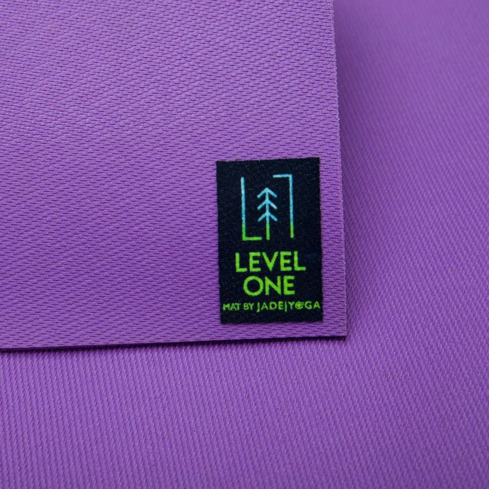 Килимок для йоги JadeYoga Level One 68'' 4 mm фіолетовий 468CP 4