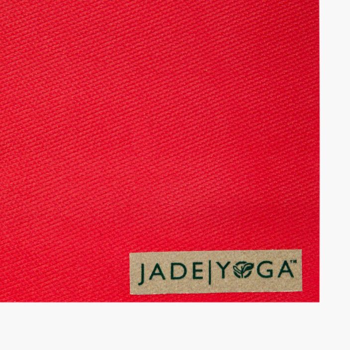 Килимок для йоги туристичний JadeYoga Voyager 1/16'' 68'' 1,6 mm червоний 668FR 3