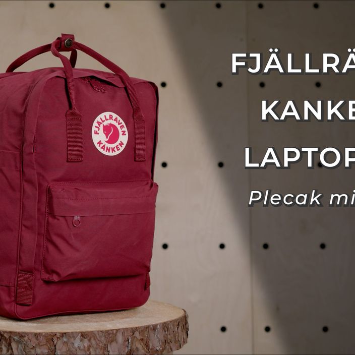 Рюкзак міський Fjällräven Kanken Laptop 15" 18 l black 10
