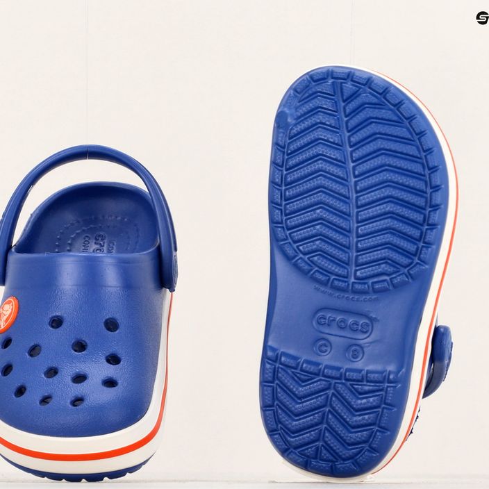 Дитячі шльопанці Crocs Crocband Clog 207005 лазурно-блакитні 12