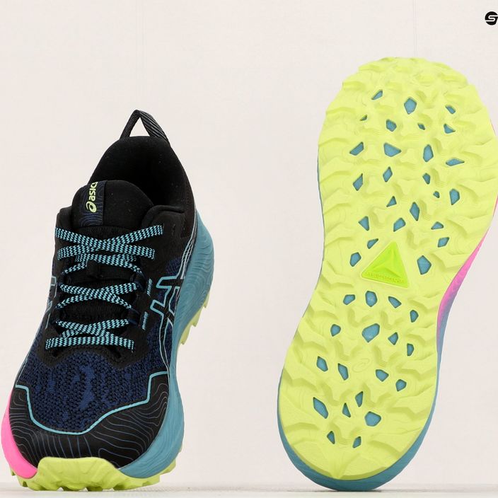 Жіночі бігові кросівки ASICS Gel-Trabuco 11 чорні/сіро-блакитні 17