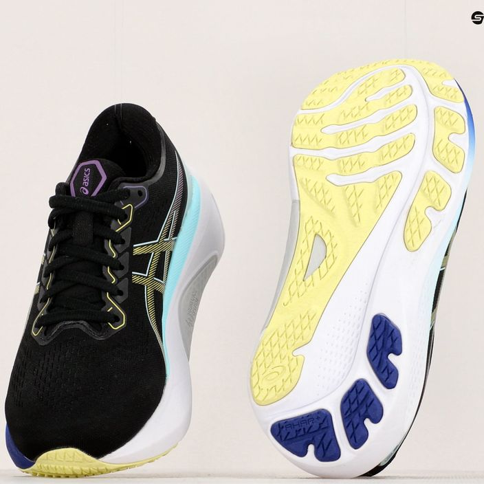 Жіночі бігові кросівки ASICS Gel-Kayano 30 чорні/світло-жовті 18