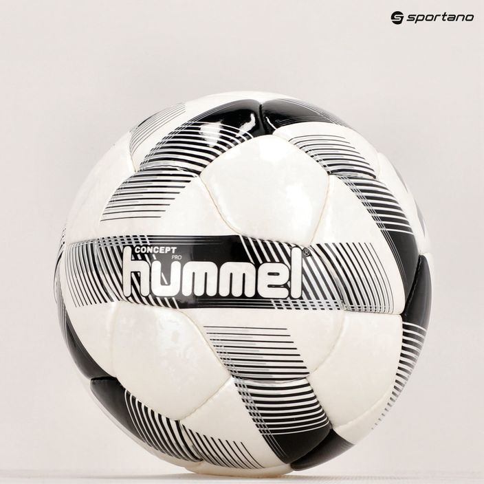 Футбольні м'ячі Hummel Concept Pro FB білий/чорний/сріблястий розмір 5 11
