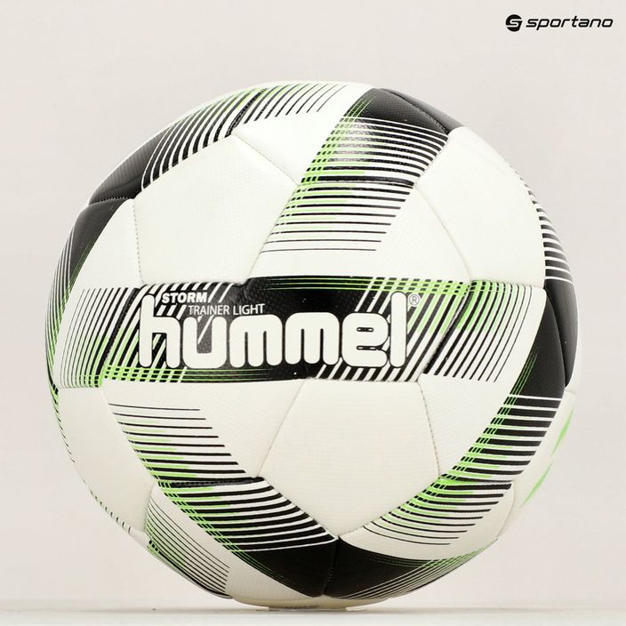 Hummel Storm Trainer Light FB футбольний білий/чорний/зелений розмір 5 6