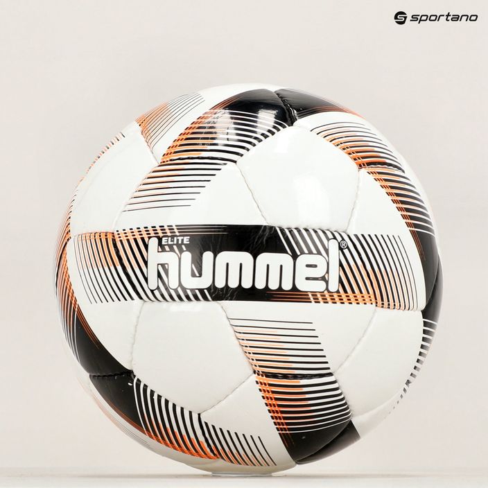 Футбольний м'яч Hummel Elite FB білий/чорний/сріблястий розмір 4 6