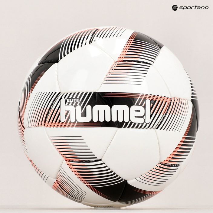 Футбольний м'яч Hummel Elite FB білий/чорний/червоний розмір 5 6