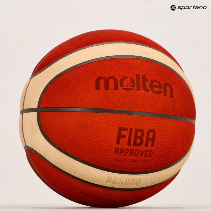 Баскетбольний м'яч Molten B6G5000 FIBA Розмір 6 4