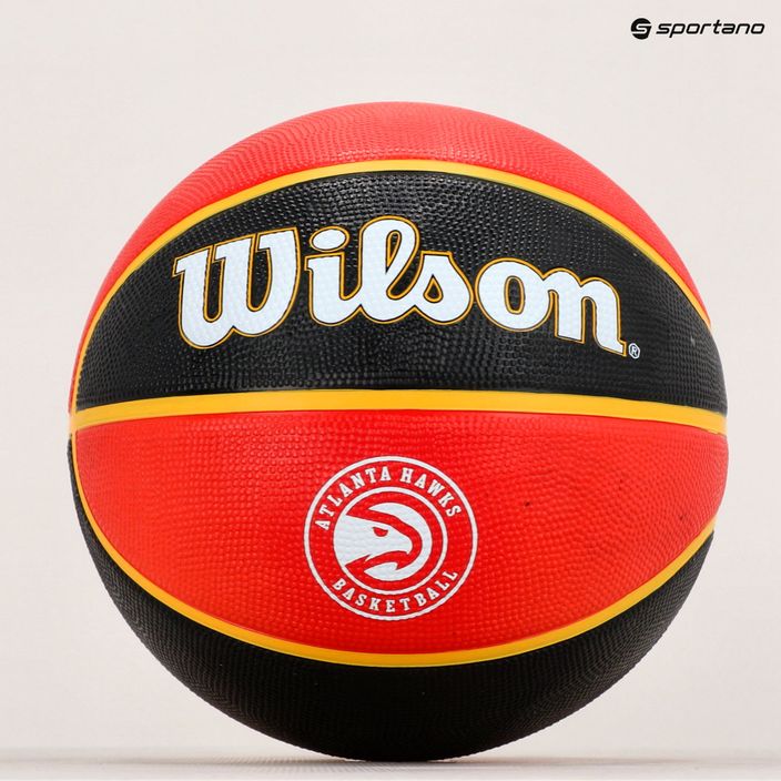 Баскетбольний м'яч Wilson NBA Team Tribute Atlanta Hawks WTB1300XBATL Розмір 7 5