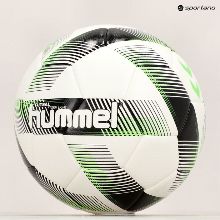 Hummel Storm Light FB футбольний білий/чорний/зелений розмір 4 5