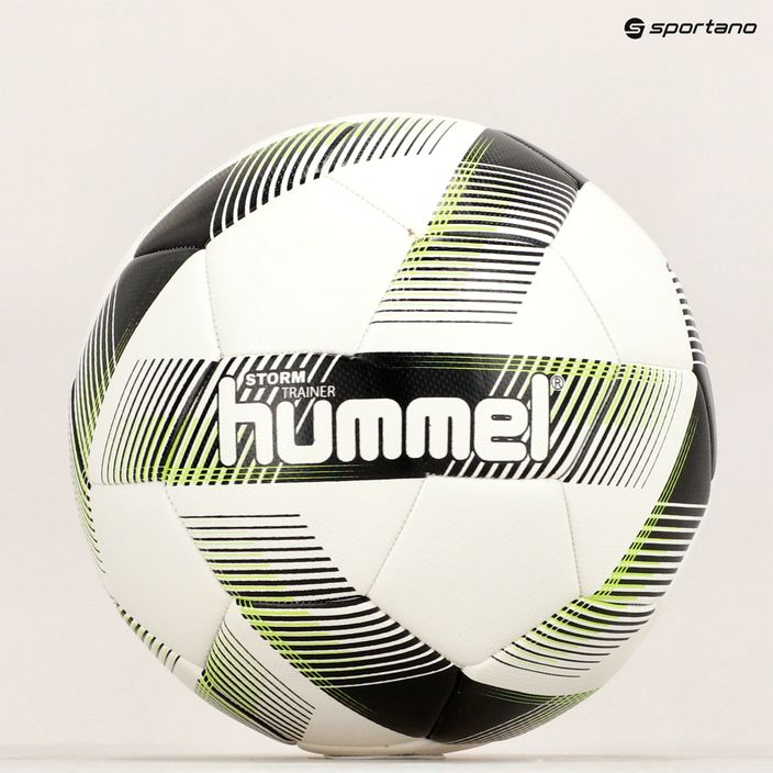 Hummel Storm Trainer FB футбольний білий/чорний/зелений розмір 5 6