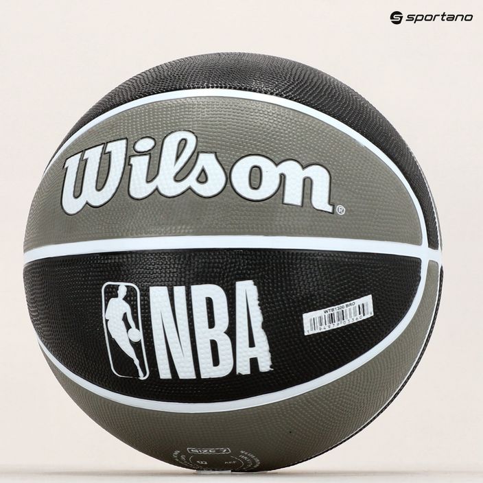 М'яч баскетбольний  Wilson NBA Team Tribute Brooklyn Nets WTB1300XBBRO розмір 7 7