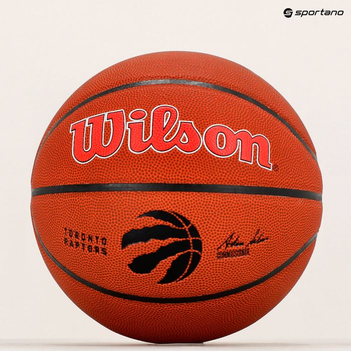 М'яч баскетбольний Wilson NBA Team Alliance Toronto Raptors WTB3100XBTOR розмір 7 6