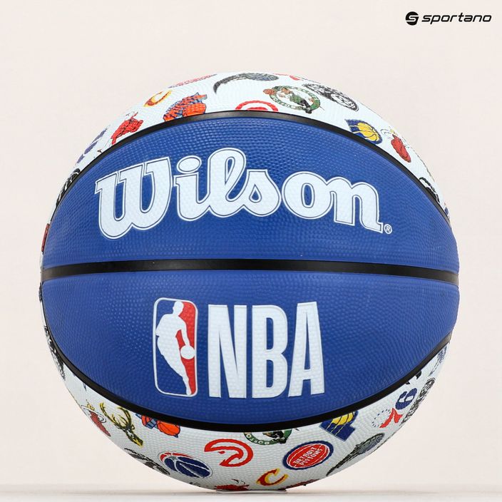 Баскетбольний м'яч Wilson NBA All Team RWB WTB1301XBNBA Розмір 7 8