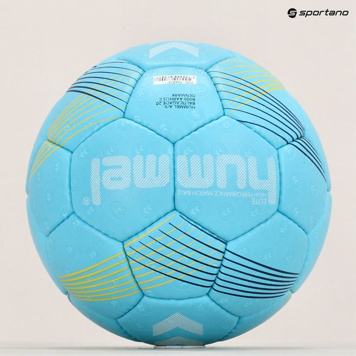 М'яч гандбольний Hummel Elite HB синій/білий/жовтий розмір 3 5