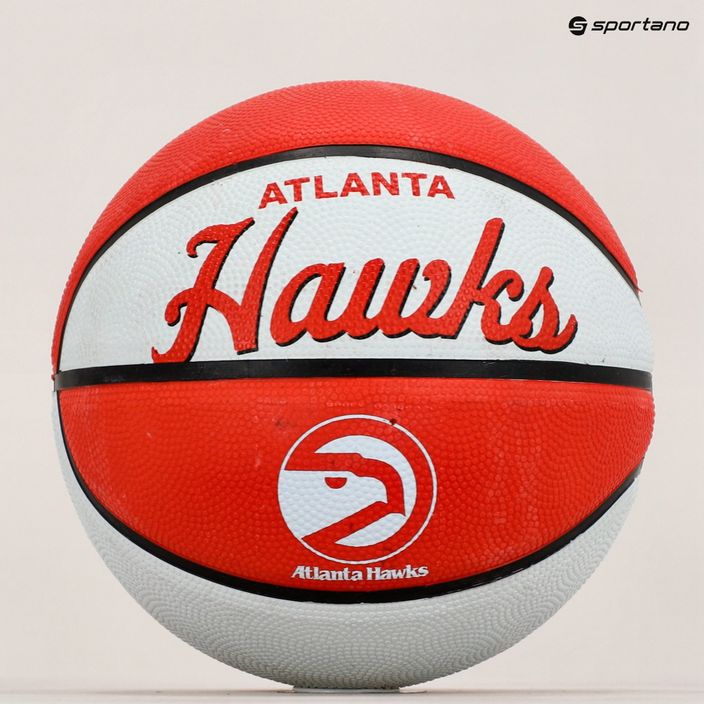 Міні м'яч баскетбольний  Wilson NBA Team Retro Mini Atlanta Hawks WTB3200XBATL розмір 3 5