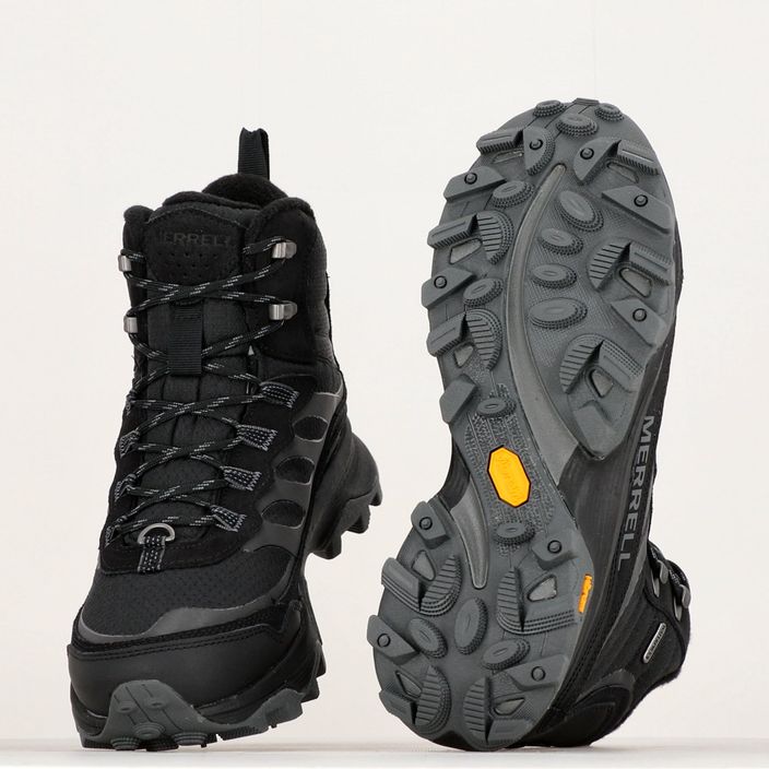 Чоловічі туристичні черевики Merrell Moab Speed Thermo Mid WP чорні 17
