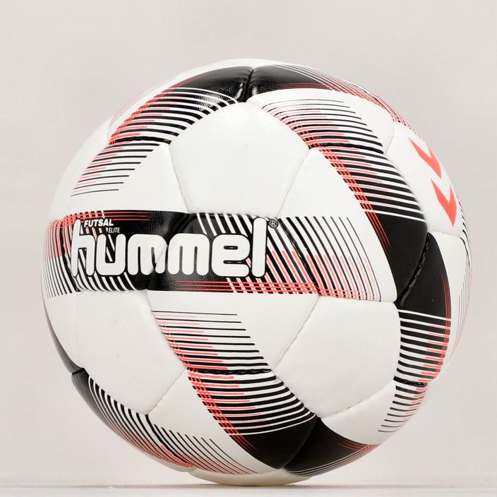 Футбольний м'яч Hummel Futsal Elite FB білий/чорний/червоний розмір 3 5