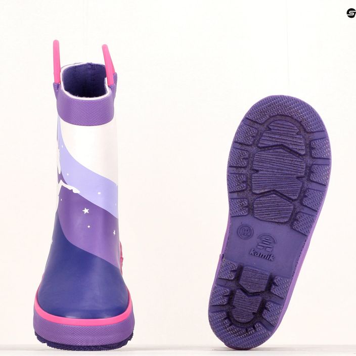 Дитячі туристичні черевики Kamik Unicorn фіолетові 14