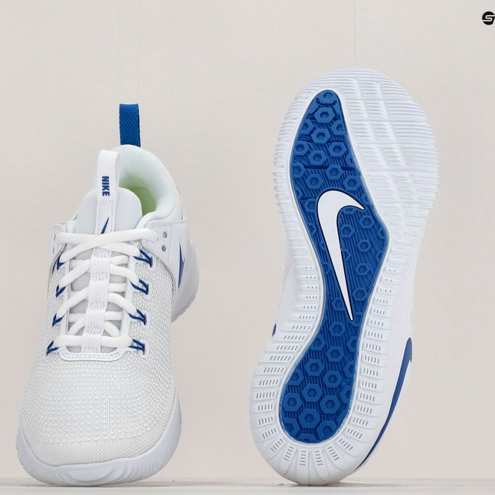 Nike React Hyperset білі / ігрові королівські волейбольні туфлі 13