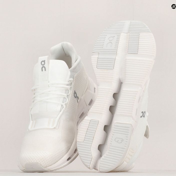 Жіночі бігові кросівки On Cloudnova нефарбовані білі/білі 15