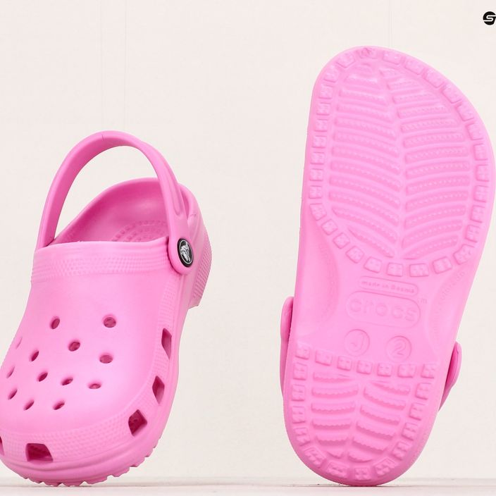 Crocs Classic Clog Kids шльопанці іриски рожеві 13