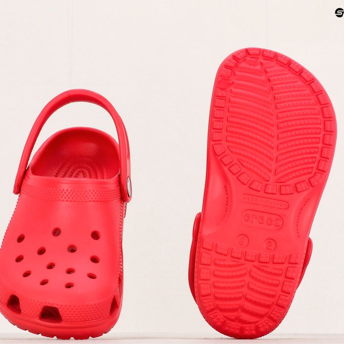 Crocs Classic Clog Дитячі шльопанці спортивні червоні 13