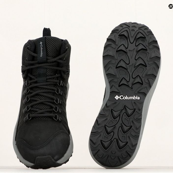 Жіночі трекінгові черевики Columbia Trailstorm Crest Mid WP чорні/сірі сталеві 17