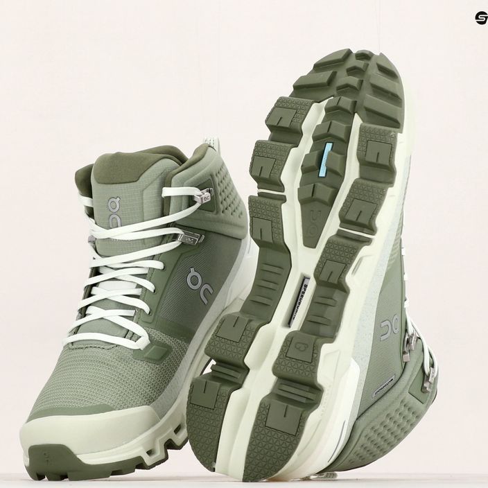 Чоловічі трекінгові черевики On Cloudrock 2 Waterproof reseda/aloe 8