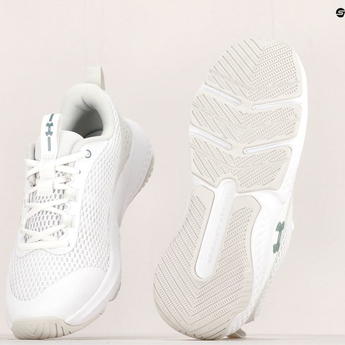 Жіночі тренувальні кросівки Under Armour W Dynamic Select білі/біла глина/зелений металік 10