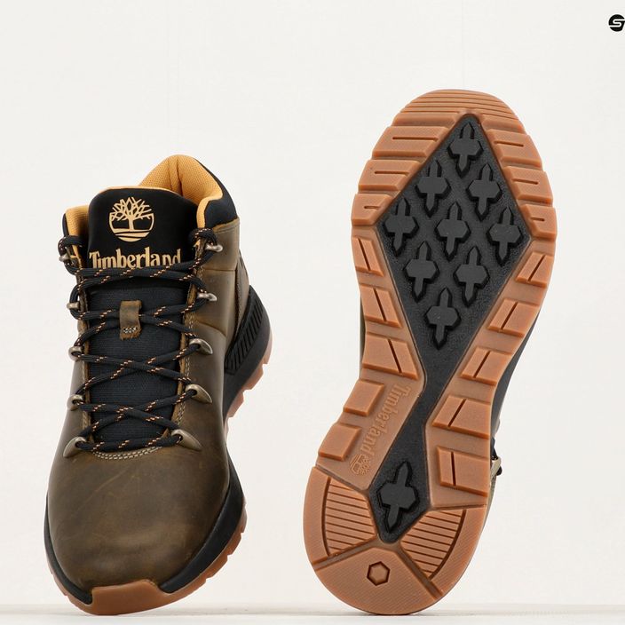 Чоловічі трекінгові черевики Timberland Sprint Trekker Mid оливкового кольору 16