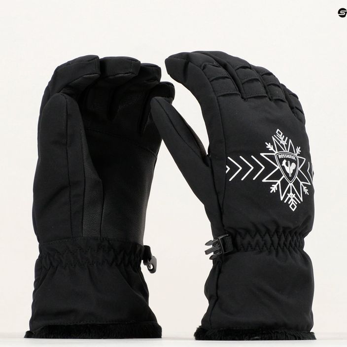 Жіночі гірськолижні рукавиці Rossignol Perfy G чорні 8