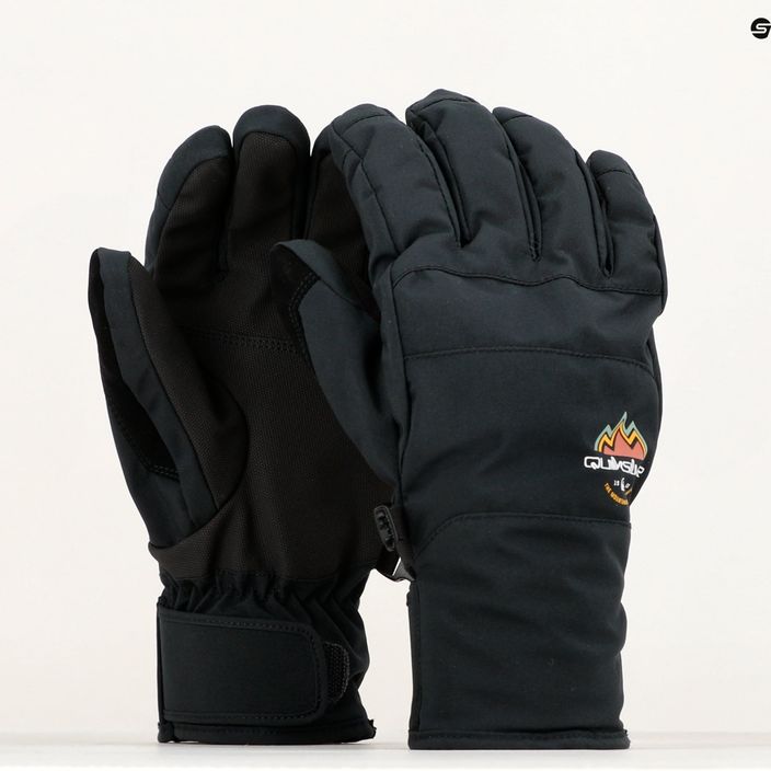 Чоловічі сноубордичні рукавички Quiksilver Cross true black 8