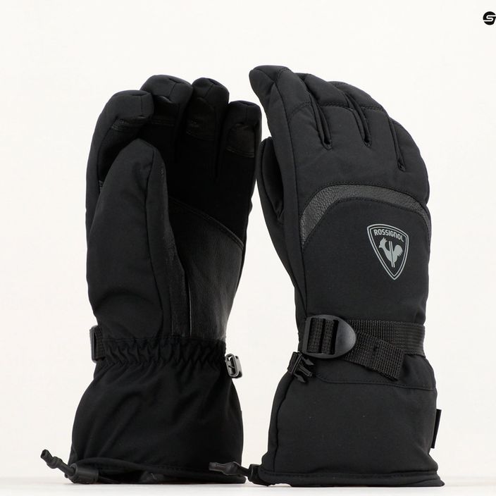 Чоловічі гірськолижні рукавиці Rossignol Type Impr G чорні 8