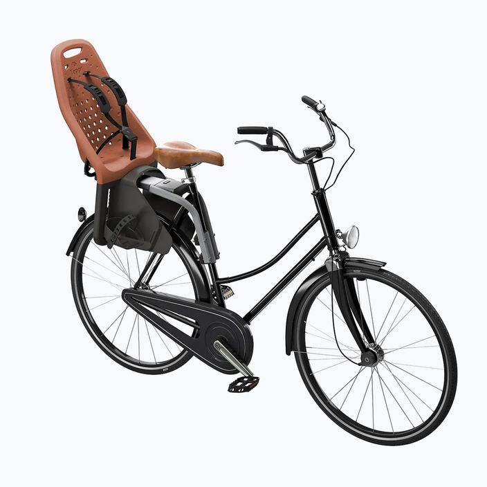 Крісло велосипедне заднє на раму Thule Yepp Maxi коричневе 12020236 7