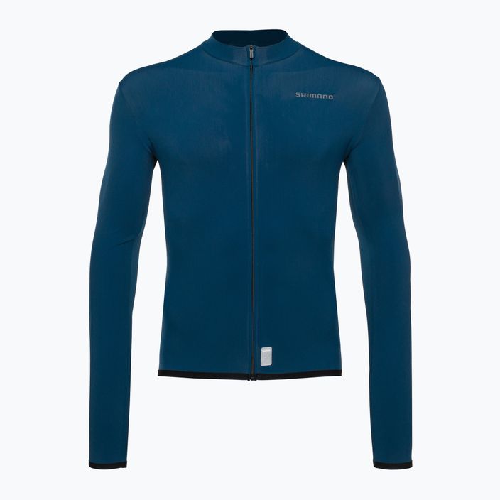 Велокофта чоловіча Shimano Vertex Thermal LS Jersey блакитна PCWJSPWUE13MD2705