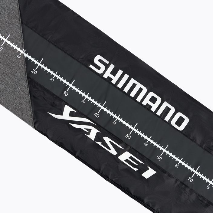 Лінійка для вимірювання риб Shimano Yasei Sync Brag Mat чорна SHYSS09 3