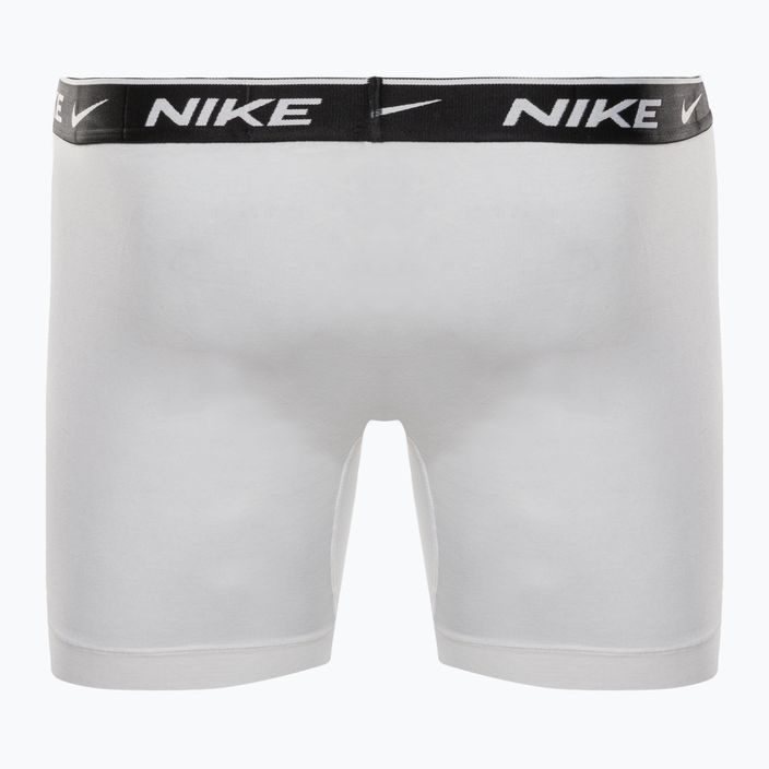 Боксери чоловічі Nike Everyday Cotton Stretch Boxer Brief 3Pk MP1 white/grey heather / black 9