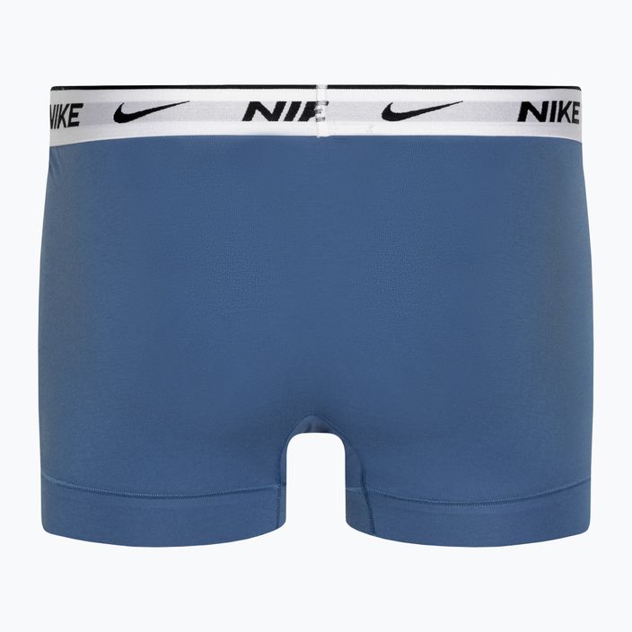 Чоловічі труси-боксери Nike Everyday Cotton Stretch Trunk 3 пари зоряний синій / сірий вовк / чорний білий 3