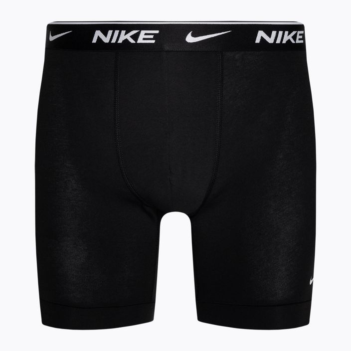 Чоловічі труси-боксери Nike Everyday Cotton Stretch Boxer Brief 3 пари груша/ верес сірий/чорний 4