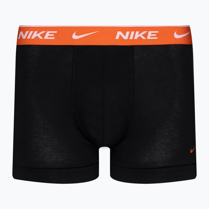 Чоловічі труси-боксери Nike Everyday Cotton Stretch Trunk 3 пари чорні/фіолетові/помаранчеві 4