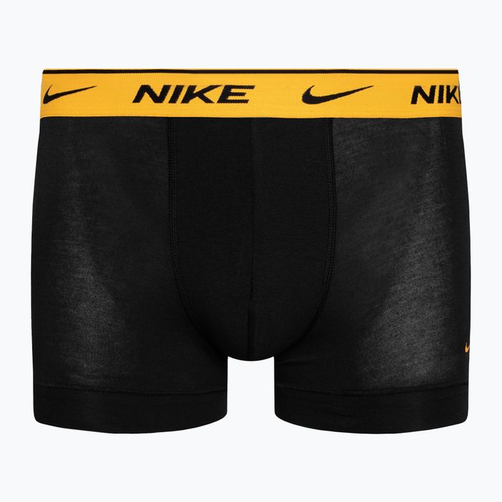 Чоловічі труси-боксери Nike Everyday Cotton Stretch Trunk 3 пари сірий/помаранчевий/жовтий 4