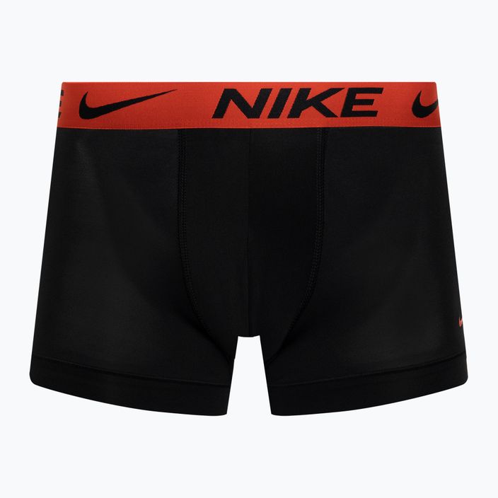 Чоловічі труси-боксери Nike Dri-Fit Essential Micro Trunk 3 пари готичний принт / чорний / пікантно-червоний 4