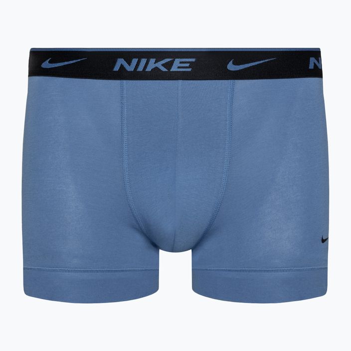 Чоловічі труси-боксери Nike Everyday Cotton Stretch Trunk 3 пари чорні/сині/сірі 3