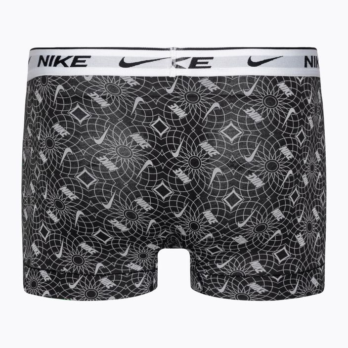 Чоловічі труси-боксери Nike Everyday Cotton Stretch Trunk 3 пари чорні/сині/сірі 5