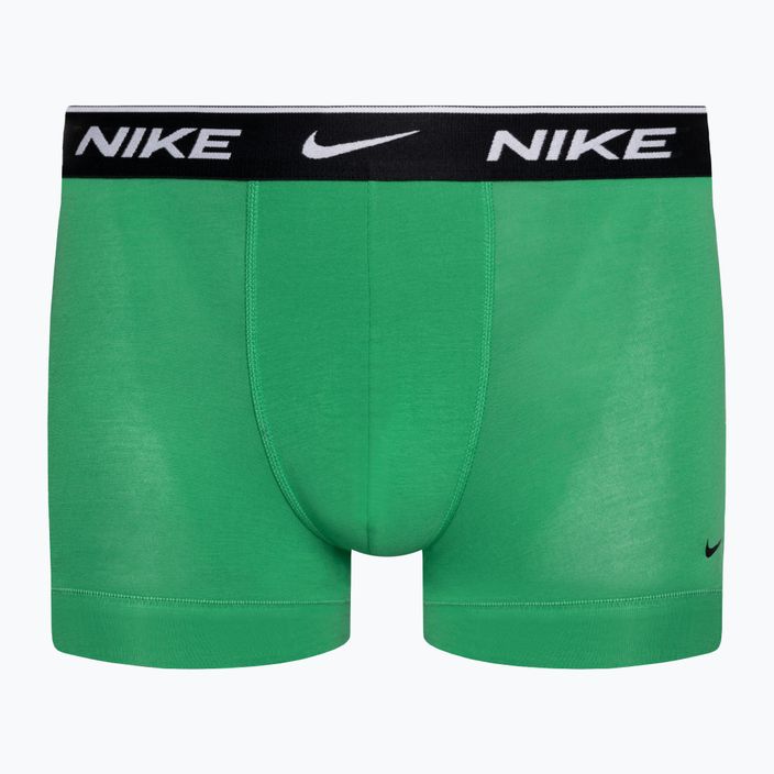 Чоловічі труси-боксери Nike Everyday Cotton Stretch Trunk 3 пари зелений/фіолетовий/синій 3