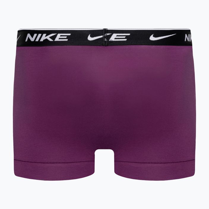 Чоловічі труси-боксери Nike Everyday Cotton Stretch Trunk 3 пари зелений/фіолетовий/синій 5