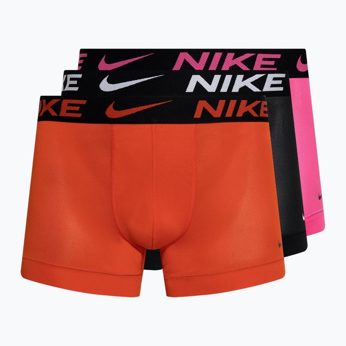 Чоловічі труси-боксери Nike Dri-FIT Cotton Trunk 3 пари пікантний червоний / лазерна фуксія / чорний